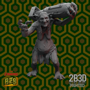 3D printed Troll Room 237 miniature with bomb, no base version.