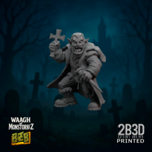 3D printed GobHelsing miniature without base.