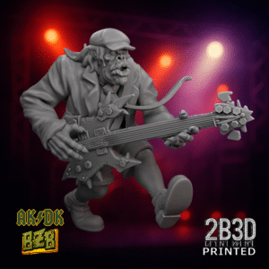 3D printed Anguz miniature without base.