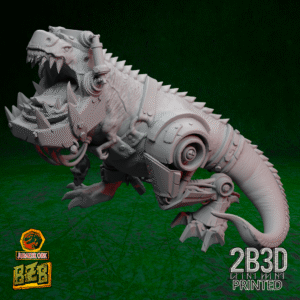 3D printed Squigosaurus 40K miniature alone, no base or riders.