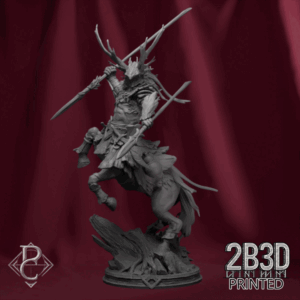 Animated 360° turntable of Ganarel miniature, designed by Parasite Collectibles and printed by 2B3D Printed.