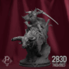 Animated 360° turntable of Pyrokles riding the Bull, designed by Parasite Collectibles and printed by 2B3D Printed.
