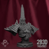 Animated 360° turntable of Amothep The Dark Pharaoh bust, designed by Parasite Collectibles and printed by 2B3D Printed.