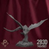 Animated 360° turntable of Lord Venator Dragon miniature, designed by Parasite Collectibles and printed by 2B3D Printed.