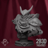 Animated 360° turntable of Lord Venator bust, designed by Parasite Collectibles and printed by 2B3D Printed.