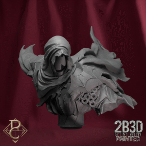Render of Sâvarkar Bust without base, printed by 2B3D Printed and designed by Parasite Collectibles.