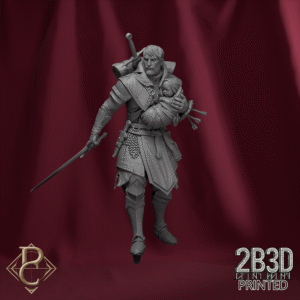 Render of Eon alone, designed by Parasite Collectibles and printed by 2B3D Printed.