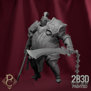 Render of Fathon without base, created by Parasite Collectibles and printed by 2B3D Printed.