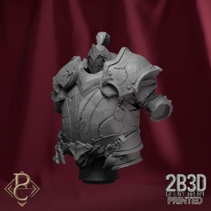 Render of Fathon Bust without base, designed by Parasite Collectibles and printed by 2B3D Printed.