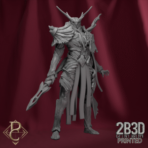 Render of The Verdant Sentinel without base, depicting its natural form as the guardian of the Arcane Academy gardens. Designed by Parasite Collectibles and printed by 2B3D Printed.