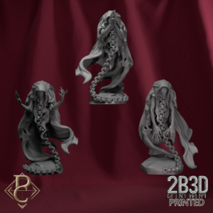 Render of all three spectral Ghosts without bases, servants of High Prophet Karhardas. Created by Parasite Collectibles and printed by 2B3D Printed.