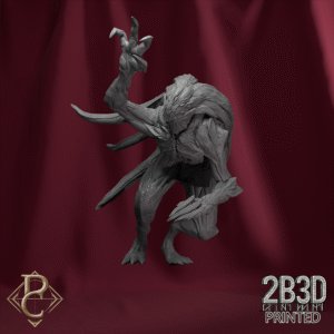 3D render of Soul Hunter 3 miniature without base from the Azghorath’s Cult Kickstarter.