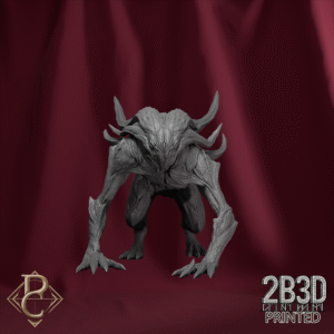 3D render of Soul Hunter 5 miniature without base from the Azghorath’s Cult Kickstarter.