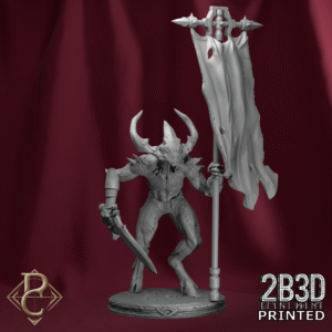 Blood Guard Standard Bearer with base