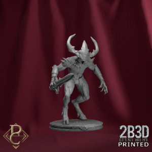 Blood Guard 1 miniature with base