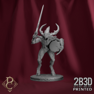 Blood Guard Drummer with scenic base