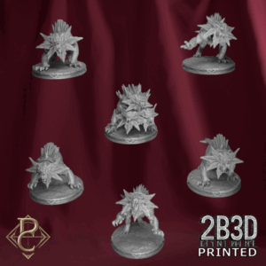 Blood Hounds demonic hound unit render 360º turntable gif