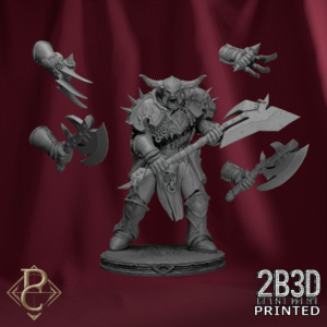 Blood Knight III scenic base miniature