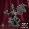 Rarnor the Blood Prince resin miniature 360° gif