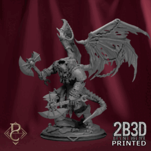 Rarnor the Blood Prince resin miniature 360° gif