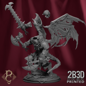 Rarnor Blood Prince miniature with scenic base