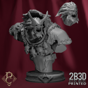Rarnor Blood Prince full head bust with base