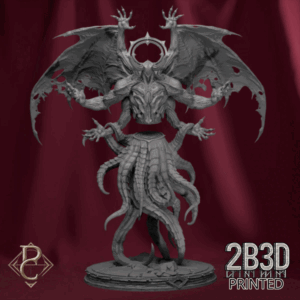 3D render of The Great Invocation, ritual scene miniature from the Change Campaign by Parasite Collectibles and 2B3D Printed.