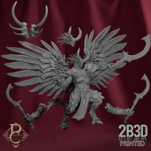 Full unbased render of The Red Prince with all back options from the Change Campaign.