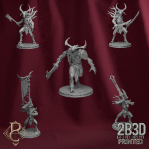 Unbased 3D render of complete Shapeshifters set from the Change Campaign.