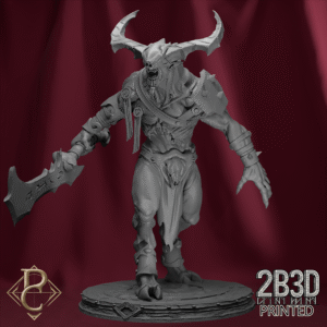 3D render of Shapeshifter combined form with base, hybrid fusion miniature from the Change Campaign.