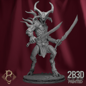 3D render of Shapeshifter 3 with base, a figure of grotesque transformation from the Change Campaign.