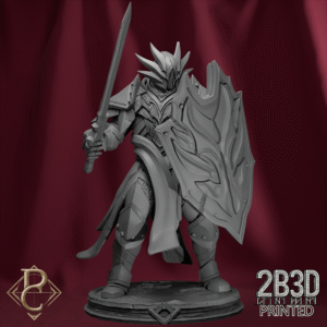 Unascended 2 on scenic base, fallen guardian mid-strike from Divine Conflict.