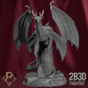 Unbased 3D render of Borgalok the Eternal from Parasite Collectibles and 2B3D Printed.