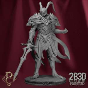 3D render of the Feather Dragon Rider Pose 1 on scenic base from the Dragon Souls Campaign.