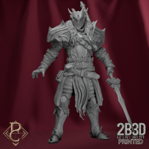 Unbased 3D render of the Ice Dragon Rider Pose 1 from the Dragon Souls Campaign.