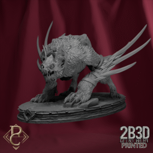3D render of Death Stalker III mount on scenic base from the Flesh Campaign.