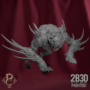 Unbased 3D render of Death Stalker II mount from the Flesh Campaign.