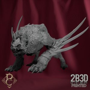 Unbased 3D render of Death Stalker III mount from the Flesh Campaign.