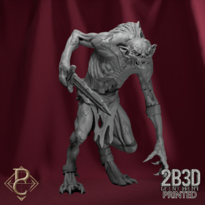 Unbased 3D render of Ghoul 4 from the Flesh Campaign.