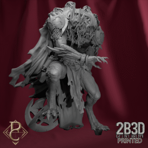 Unbased 3D render of Shagottar the Ancient King from the Flesh Campaign.