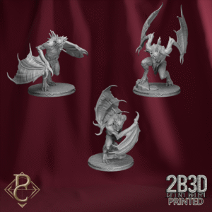 3D render of the complete Vampiric Horrors set on scenic bases from the Flesh Campaign.