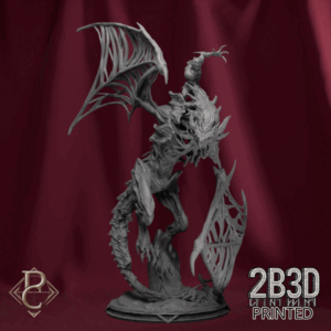 3D render of the Zombie Dragon from the Flesh Campaign by Parasite Collectibles and 2B3D Printed.