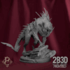 3D render of The Beast of Vaudangê from Parasite Collectibles and 2B3D Printed Loyalty Rewards.