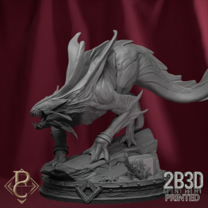 3D render of Deep Stalker 1 on scenic base from the Queen Zyiara Kickstarter.
