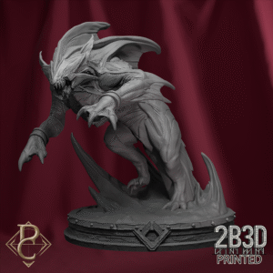 3D render of Deep Stalker 2 on scenic base from the Queen Zyiara Kickstarter.