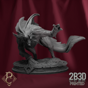 3D render of Deep Stalker 3 on scenic base from the Queen Zyiara Kickstarter.