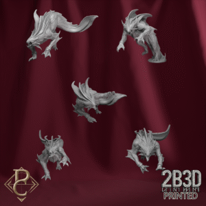 3D render of Deep Stalkers complete set without bases from the Queen Zyiara Kickstarter.