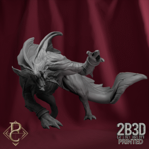 3D render of Deep Stalker 3 without base from the Queen Zyiara Kickstarter.