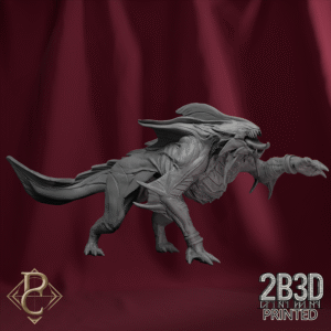 3D render of Deep Stalker 4 without base from the Queen Zyiara Kickstarter.
