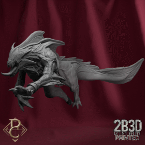 3D render of Deep Stalker 5 without base from the Queen Zyiara Kickstarter.